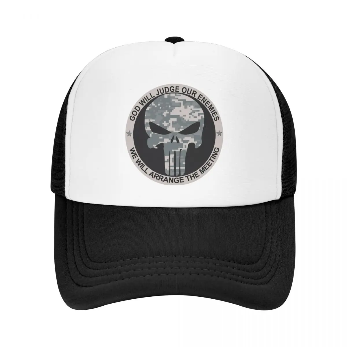 Personalized Punishers Skull Trucker Hats Sports Men Women's Adjustable Skeleton Print Baseball Cap Summer Hats Snapback Caps
Personalized Punishers Skull Trucker Hats Sports Men Women's Adjustable Skeleton Print Baseball Cap Summer Hats Snapback Caps
