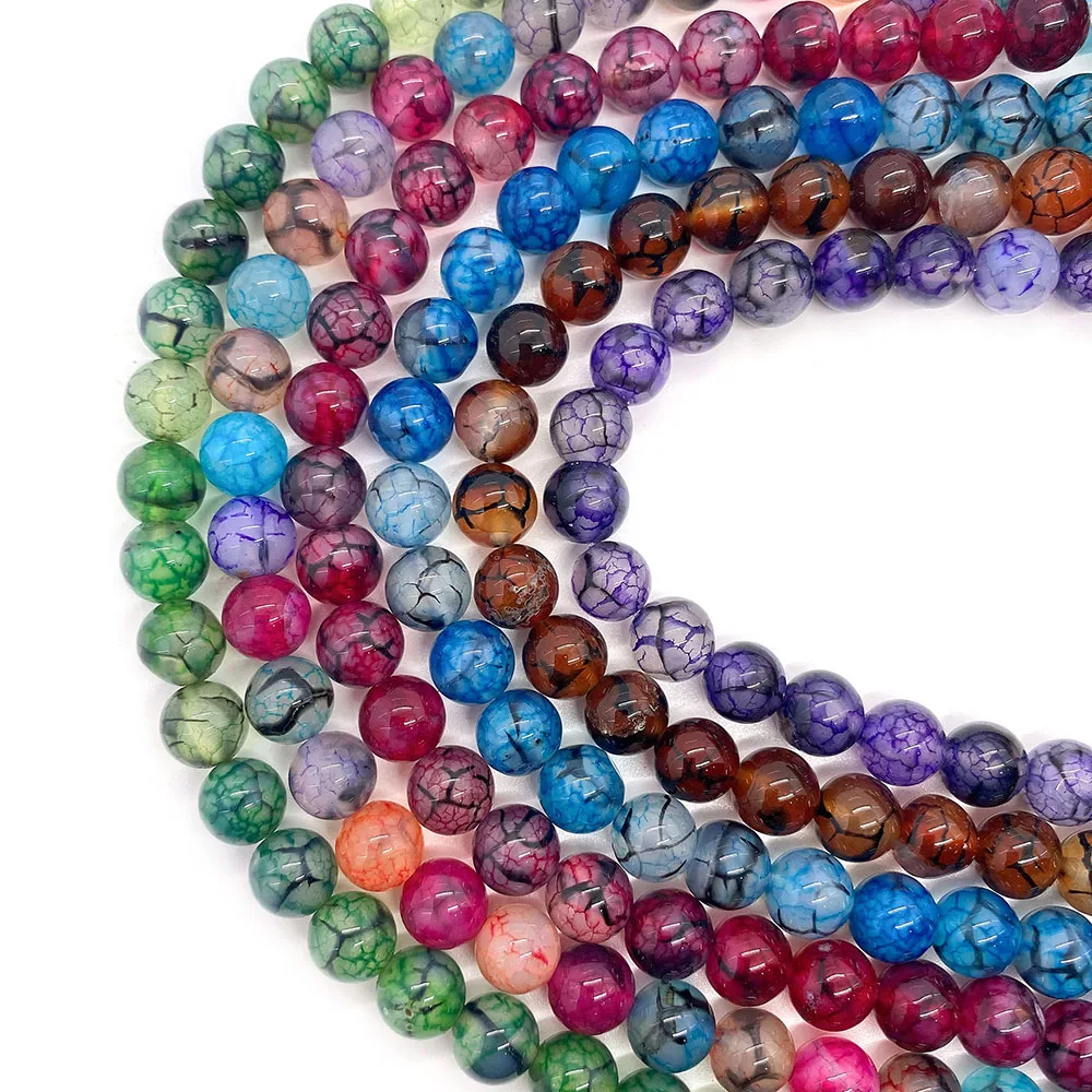Natural Stone Round Loose Beads Dragon Pattern Agate 6mm 8mm10mm Jewelry Charms Making DIY Necklace Earring Bracelet Accessories
Natural Stone Round Loose Beads Dragon Pattern Agate 6mm 8mm10mm Jewelry Charms Making DIY Necklace Earring Bracelet Accessories