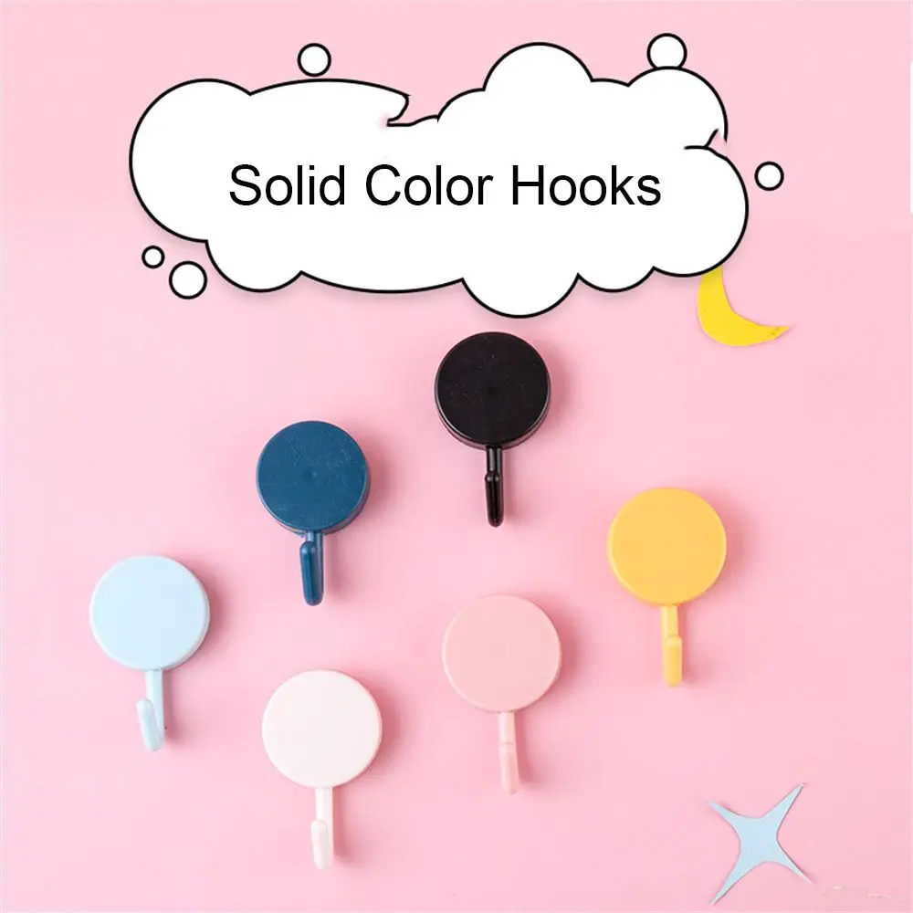 Wall Small Hooks Solid Color Free Punching Without Trace Nail Door Hook Decorative Clothes Wall Hook Mounted
Wall Small Hooks Solid Color Free Punching Without Trace Nail Door Hook Decorative Clothes Wall Hook Mounted