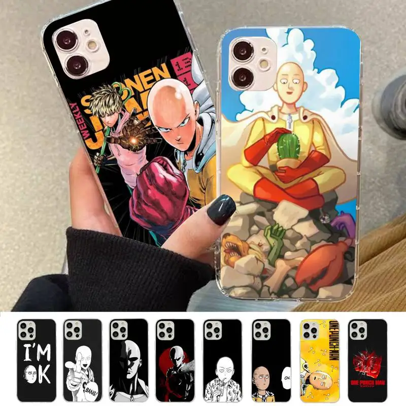 ONE PUNCH-MAN Phone Case for iPhone 11 12 13 Mini Pro Max 8 7 6 6S Plus X 5 SE 2020 XR XS Case shell
ONE PUNCH-MAN Phone Case for iPhone 11 12 13 Mini Pro Max 8 7 6 6S Plus X 5 SE 2020 XR XS Case shell