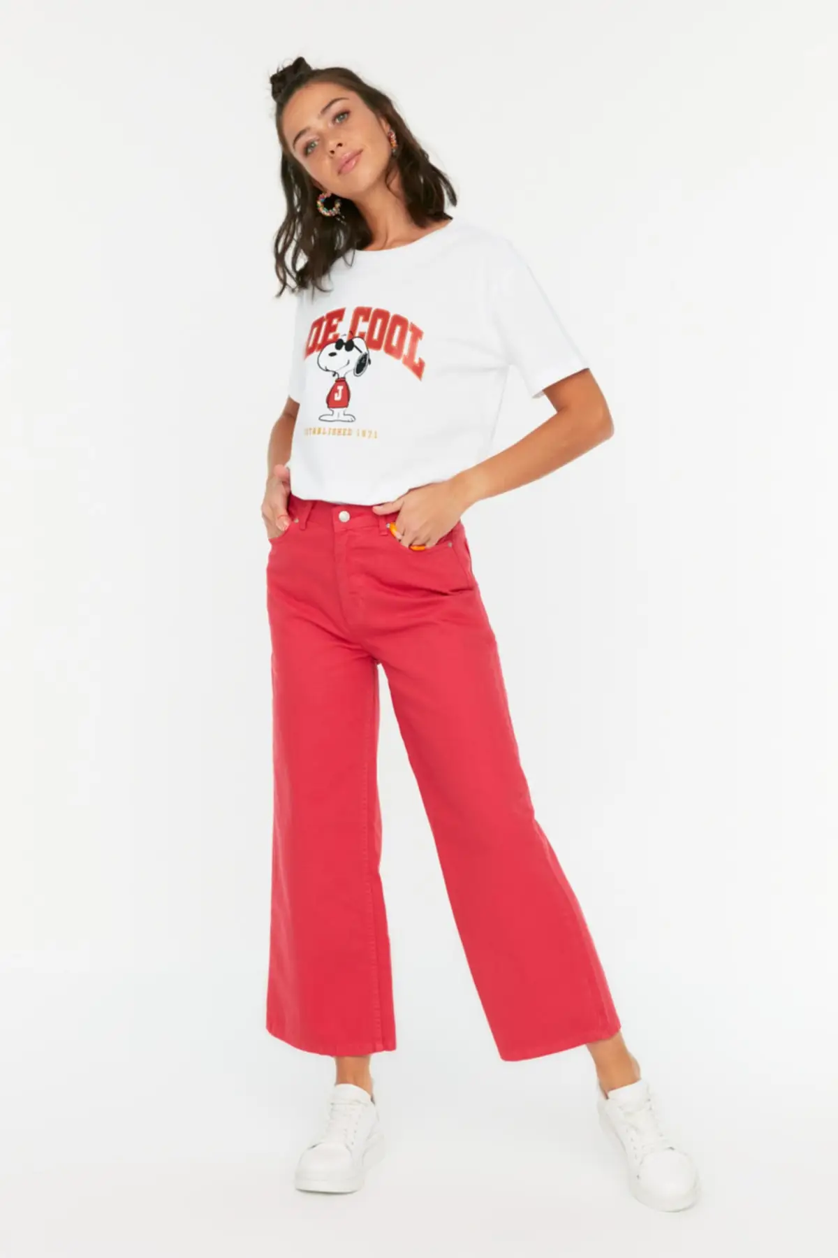Women's Jean Pink High Waist Full Length High Waist Straight Pant Streetwear Female Jeans Jeans Buttons Zipper Ladies
Women's Jean Pink High Waist Full Length High Waist Straight Pant Streetwear Female Jeans Jeans Buttons Zipper Ladies