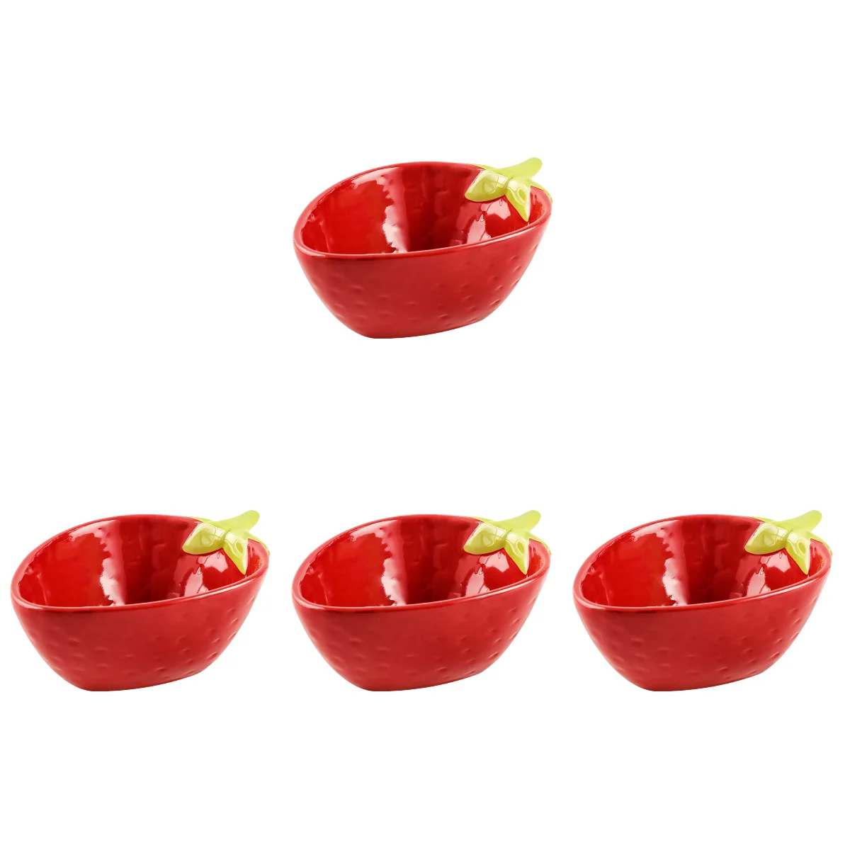 4 pcs Party Dessert Dish Fruit Tableware Ins Ceramic Bowl Yogurt Salad Bowl (Red)
4 pcs Party Dessert Dish Fruit Tableware Ins Ceramic Bowl Yogurt Salad Bowl (Red)