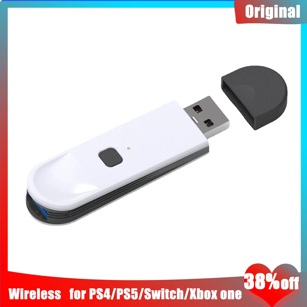 Wireless Handle Converter USB Adapter for PS5 PS4 Nintendo Switch Xbox One S PC Bluetooth-compatible Transmission Receiver
Wireless Handle Converter USB Adapter for PS5 PS4 Nintendo Switch Xbox One S PC Bluetooth-compatible Transmission Receiver