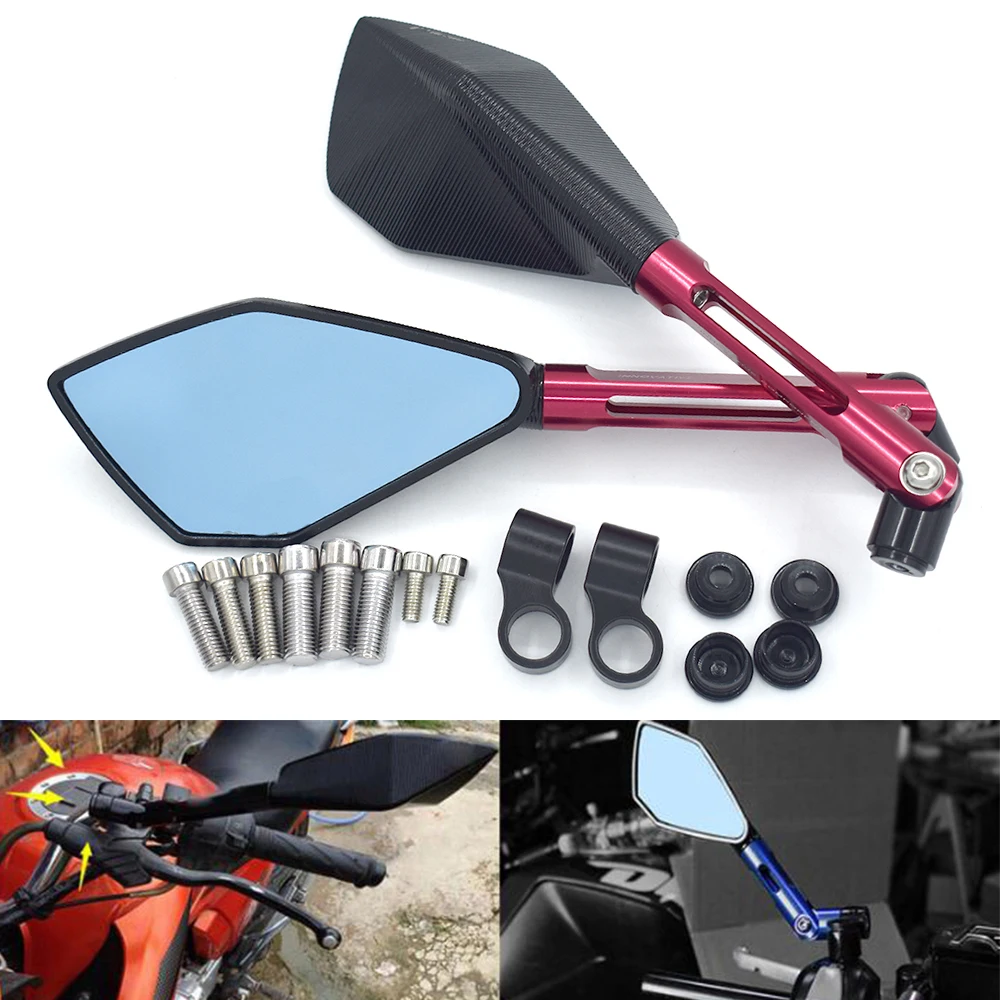 Universal 8mm 10mm Motorcycle CNC Aluminum Adjustable rearview mirror For Yamaha YZF600R YZF750 YZF1000 R YZF R1 R6 R6S FJR1300
Universal 8mm 10mm Motorcycle CNC Aluminum Adjustable rearview mirror For Yamaha YZF600R YZF750 YZF1000 R YZF R1 R6 R6S FJR1300