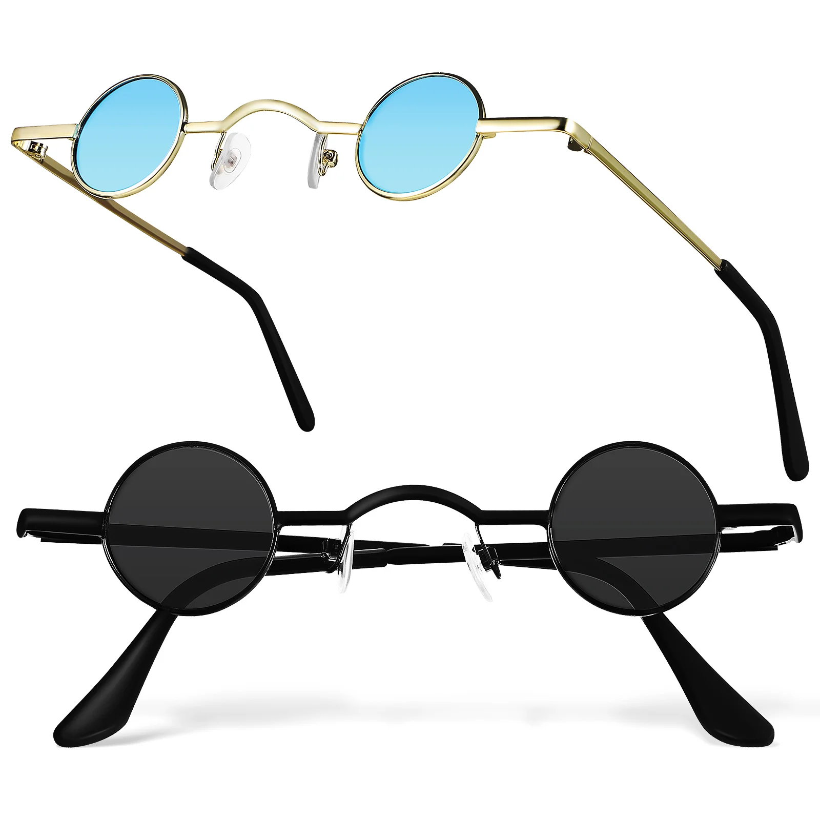 2 Pcs Punk Sunglasses Small Round Polarized Men Metal Frame Lentes Redondos Para Hombre Circle Lens Hip Hop
2 Pcs Punk Sunglasses Small Round Polarized Men Metal Frame Lentes Redondos Para Hombre Circle Lens Hip Hop