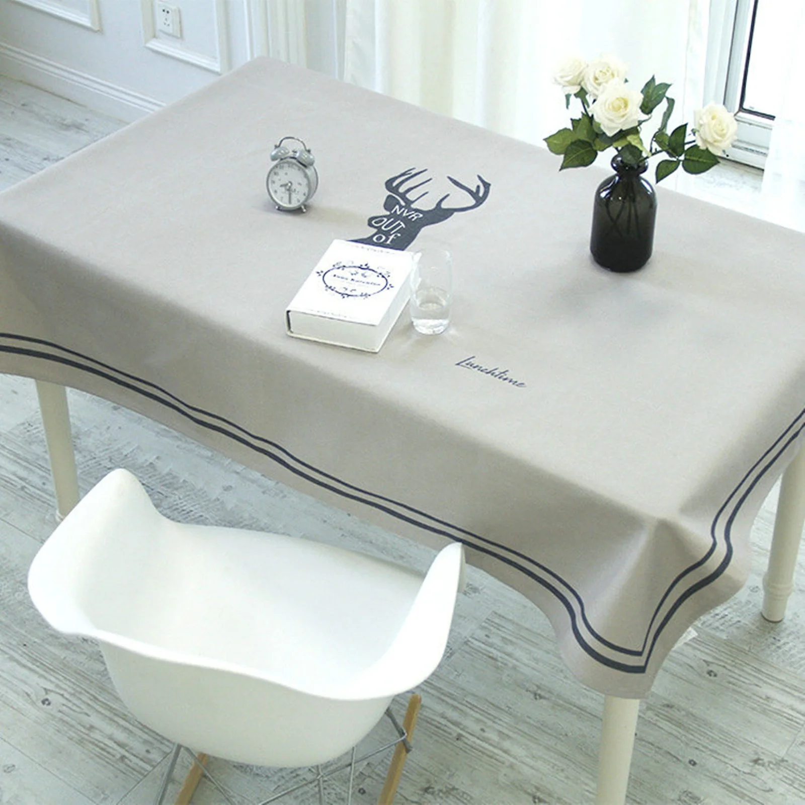 Скатерти из хлопка, водонепроницаемые чехлы для стола, украшение для обеденного стола Лось бежевого цвета
Скатерти из хлопка, водонепроницаемые чехлы для стола, украшение для обеденного стола Лось бежевого цвета