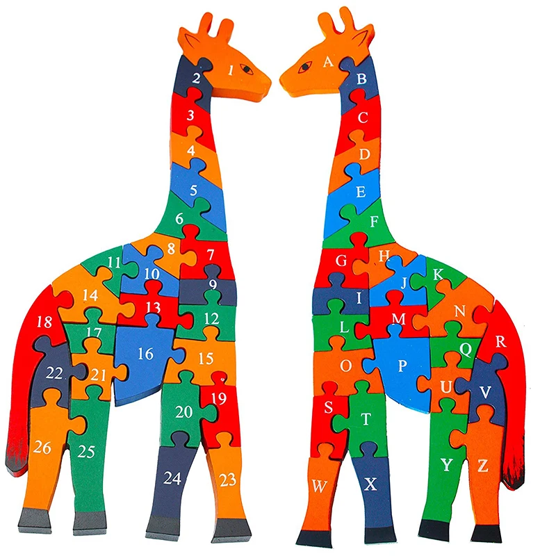 Wood Puzzle Baby Toddle Kids Children Early Lessons Learned Intelligence Cartoon Animal Giraffe Jigsaw Puzzle Wooden Toys
Wood Puzzle Baby Toddle Kids Children Early Lessons Learned Intelligence Cartoon Animal Giraffe Jigsaw Puzzle Wooden Toys