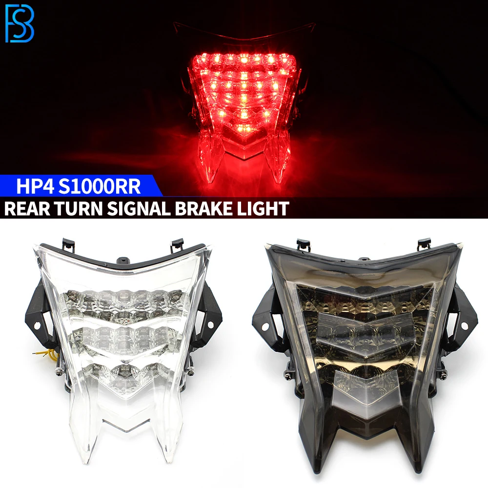 For BMW S1000RR 2009-2018 S1000R 2014-2017 HP4 LED Tail Light Integrated Turn Signal Rear Brake Indicator Motorcycle Accessories
For BMW S1000RR 2009-2018 S1000R 2014-2017 HP4 LED Tail Light Integrated Turn Signal Rear Brake Indicator Motorcycle Accessories