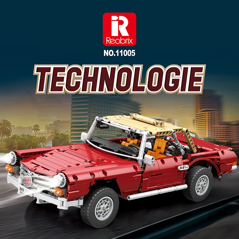1578PCS Moc Classic Vintage 280SL Classic Car Model Remote Control Sports Car Children's Assembled Building Blocks Toy Gift
1578PCS Moc Classic Vintage 280SL Classic Car Model Remote Control Sports Car Children's Assembled Building Blocks Toy Gift
