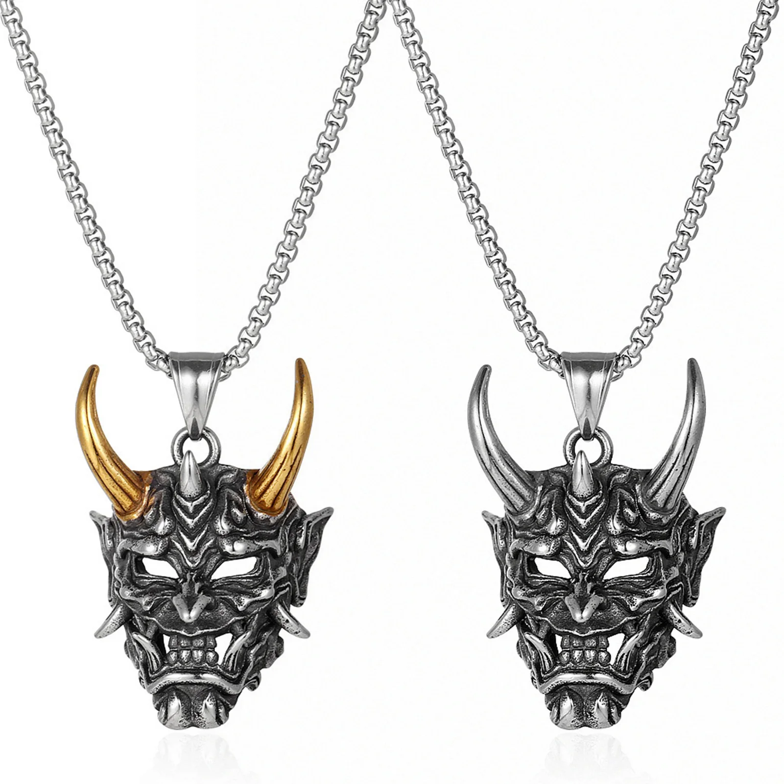 Ожерелье из рога Панк эксклюзивный дизайн мужское винтажное ожерелье в стиле панк с черепом унисекс Хэллоуин Подвеска из ада дьявола
Ожерелье из рога Панк эксклюзивный дизайн мужское винтажное ожерелье в стиле панк с черепом унисекс Хэллоуин Подвеска из ада дьявола