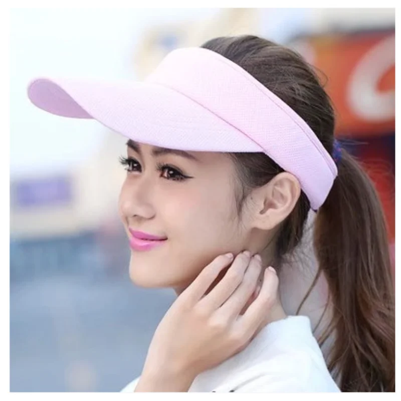 Summer Breathable Sun Hats Men Women Adjustable Visor UV Protection Empty Top Hat Solid Sports Tennis Golf Running Sunscreen Cap
Summer Breathable Sun Hats Men Women Adjustable Visor UV Protection Empty Top Hat Solid Sports Tennis Golf Running Sunscreen Cap