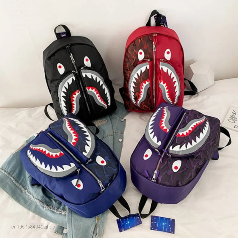Large-capacity Luxury 2022 Design New Shark Backpack Schoolbag Graffiti Student Backpacks Men Women Girls Fashion Sports Bags
Large-capacity Luxury 2022 Design New Shark Backpack Schoolbag Graffiti Student Backpacks Men Women Girls Fashion Sports Bags