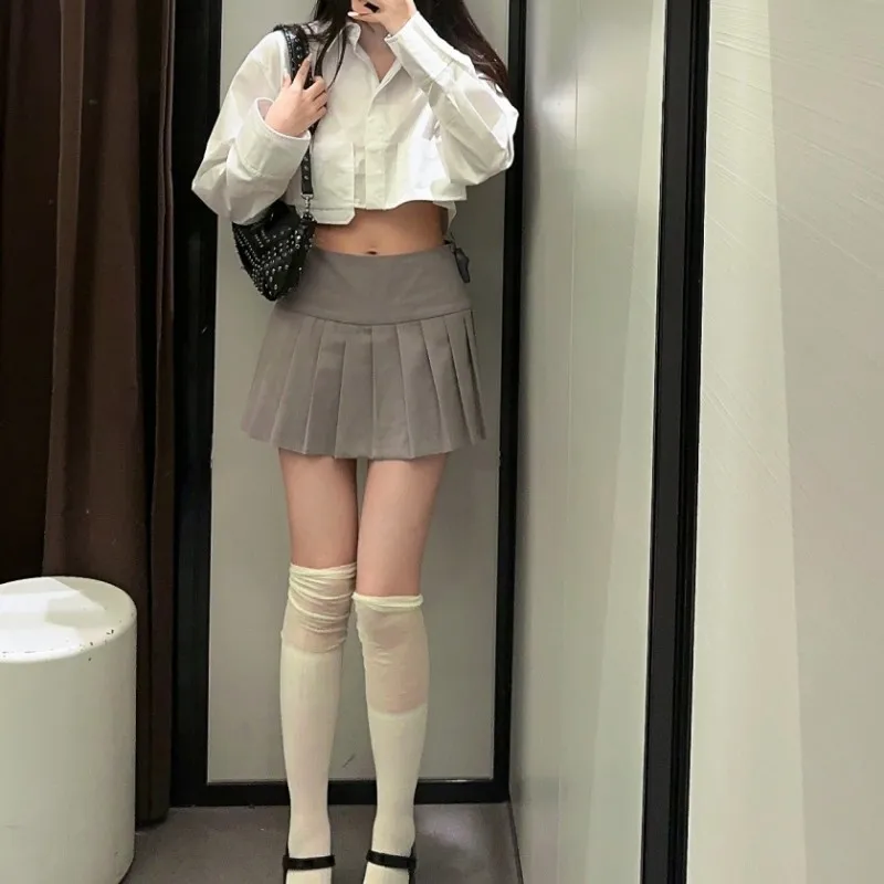 Новинка Весна 2023, Повседневная узкая Классическая Универсальная юбка-брюки с завышенной талией, широкая плиссированная юбка-трапеция
Новинка Весна 2023, Повседневная узкая Классическая Универсальная юбка-брюки с завышенной талией, широкая плиссированная юбка-трапеция