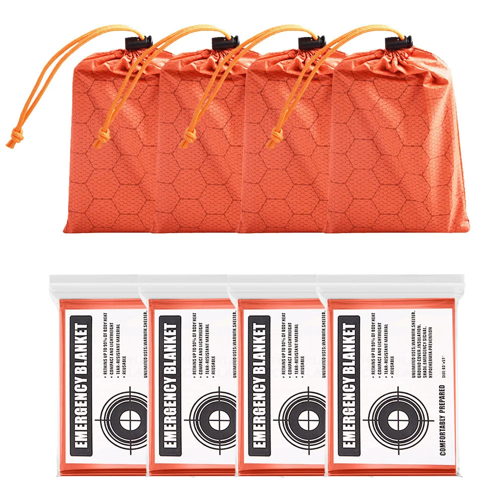 130*210cm Waterproof Storage Bag Aluminum Film Emergency Blanket Survival Blanket Disposable Outdoor Camping Tourism Equipment
130*210cm Waterproof Storage Bag Aluminum Film Emergency Blanket Survival Blanket Disposable Outdoor Camping Tourism Equipment
