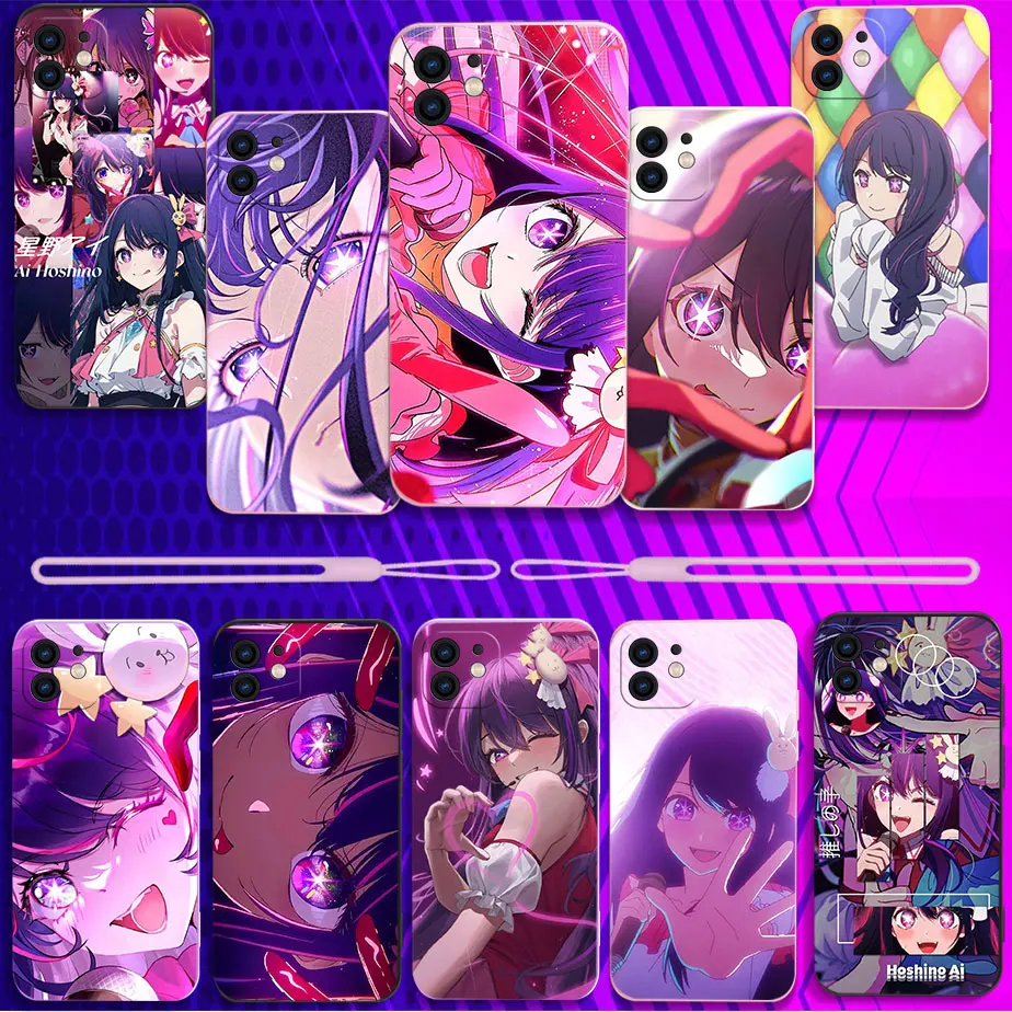 Anime Hoshino Ai Phone Case For Xiaomi Redmi Note 12 11 11T 10 10S 9 Pro Plus 10C 9A K40 K50 K60 4G 5G With Hand Strap
Anime Hoshino Ai Phone Case For Xiaomi Redmi Note 12 11 11T 10 10S 9 Pro Plus 10C 9A K40 K50 K60 4G 5G With Hand Strap