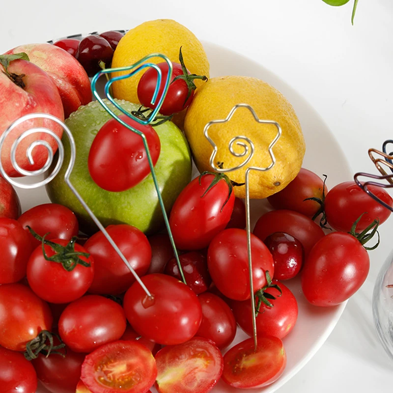 3Pcs Stainless Steel Cocktail Decoration Signature Clip Snack Sign Fruit Fork
3Pcs Stainless Steel Cocktail Decoration Signature Clip Snack Sign Fruit Fork