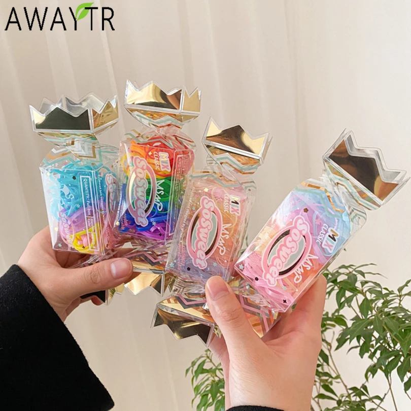 Fashion Candy High Quality Disposable Colorful Rubber Band Gum Rope Small Fresh Tie Elastic Hair Band Ponytail Hair Accessories
Fashion Candy High Quality Disposable Colorful Rubber Band Gum Rope Small Fresh Tie Elastic Hair Band Ponytail Hair Accessories