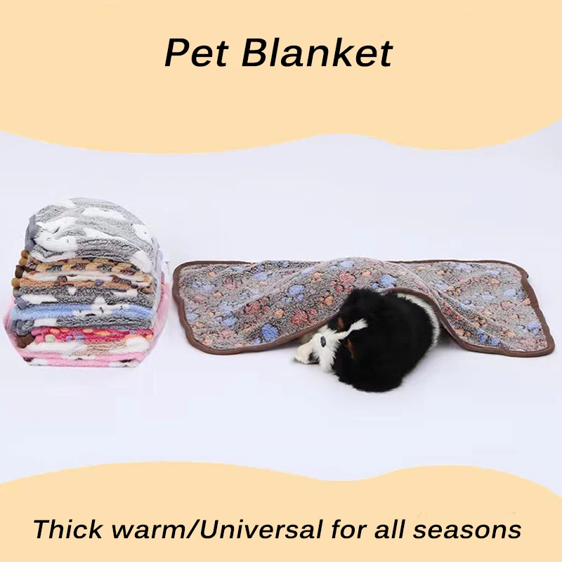 New Soft and Fluffy High Quality Pet Blanket Cute Cartoon Pattern Pet Mat Warm and Comfortable Blanket Pet Supplies Accessories
New Soft and Fluffy High Quality Pet Blanket Cute Cartoon Pattern Pet Mat Warm and Comfortable Blanket Pet Supplies Accessories