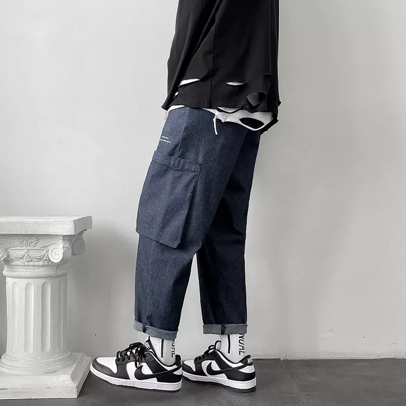 Men 2021 Straight Casual Harajuku Streetwear Sweatpant Trousers Male Pants Baggy Pockets Cargo Harem Joggers Pants
Men 2021 Straight Casual Harajuku Streetwear Sweatpant Trousers Male Pants Baggy Pockets Cargo Harem Joggers Pants