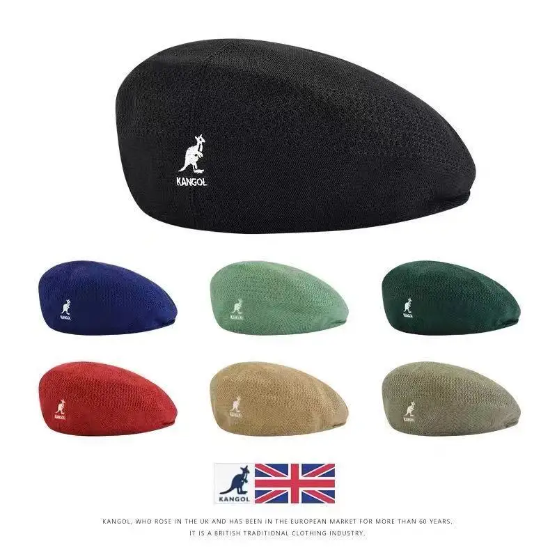 Kangol black kangaroo beret for men and women summer thin hat for women fashionable ins retro reverse hat
Kangol black kangaroo beret for men and women summer thin hat for women fashionable ins retro reverse hat