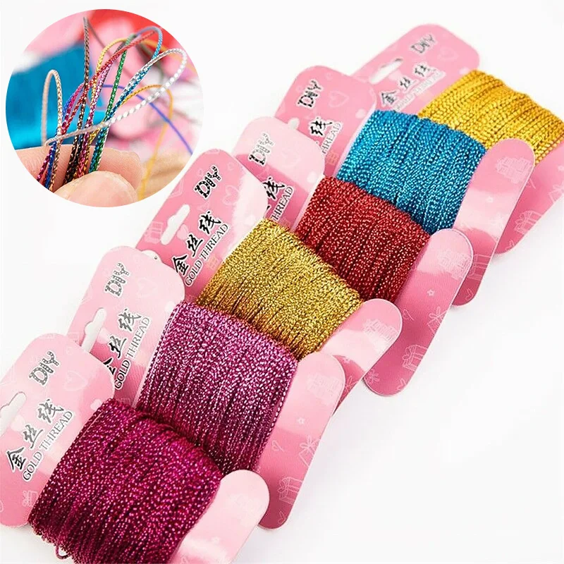 20meters Gold & Silver Thread Symphony Bracelet Thread Braided Rope Jade Thread Diy Material Hand-knitted Jewelry Diy Accessory
20meters Gold & Silver Thread Symphony Bracelet Thread Braided Rope Jade Thread Diy Material Hand-knitted Jewelry Diy Accessory