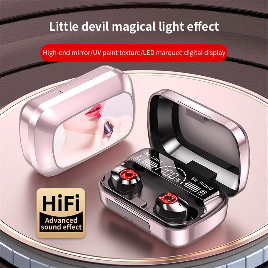 M23 TWS Wireless Bluetooth 5.1 Gaming Earphones 3500mAh Charging Box Headphone 9D Stereo Sports Earbuds Headsets With Microphone
M23 TWS Wireless Bluetooth 5.1 Gaming Earphones 3500mAh Charging Box Headphone 9D Stereo Sports Earbuds Headsets With Microphone