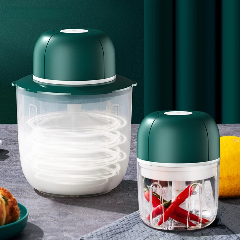 250/1000ML Portable Electric Food Mixers Garlic Masher Meat Grinder Egg Beater 2 In 1 USB Rechargeable Wireless Food Blender
250/1000ML Portable Electric Food Mixers Garlic Masher Meat Grinder Egg Beater 2 In 1 USB Rechargeable Wireless Food Blender