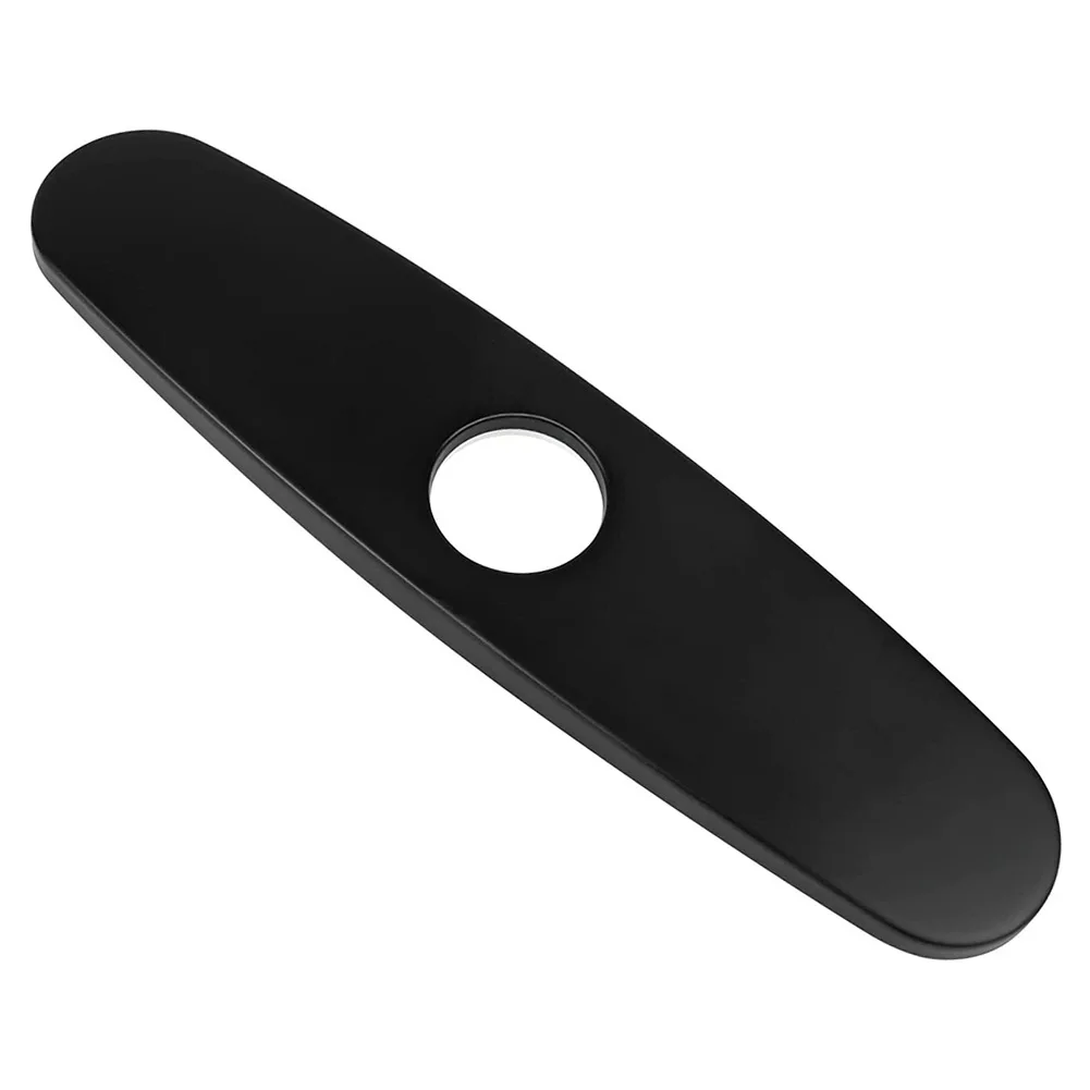 Faucet Cover Plate Faucet Hole Cover Smooth Surface Stainless Steel Tap Cover Black Compatible Faucet Deck Plate
Faucet Cover Plate Faucet Hole Cover Smooth Surface Stainless Steel Tap Cover Black Compatible Faucet Deck Plate