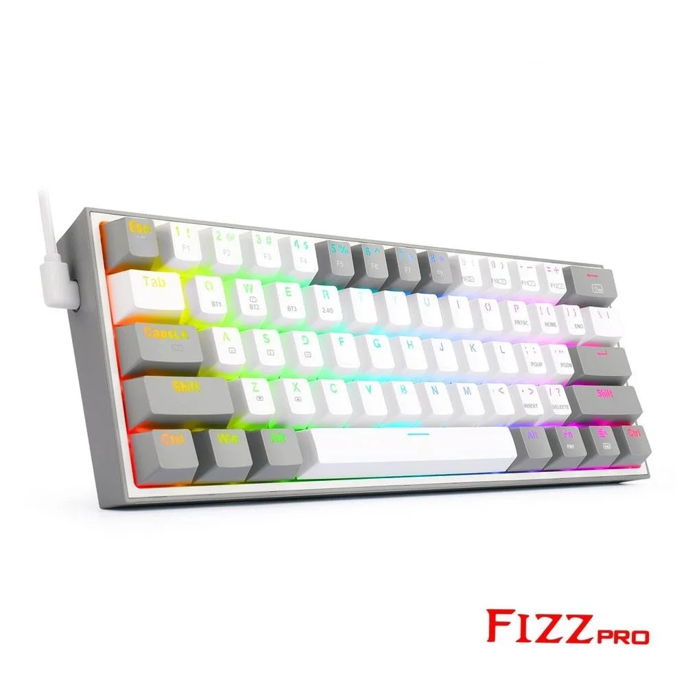 Pro K616 RGB USB Surpport Bluetooth wireless USB 2.4G 3 mode Mechanical Gaming Keyboard Red Switch 61 Keys Compute
Pro K616 RGB USB Surpport Bluetooth wireless USB 2.4G 3 mode Mechanical Gaming Keyboard Red Switch 61 Keys Compute
