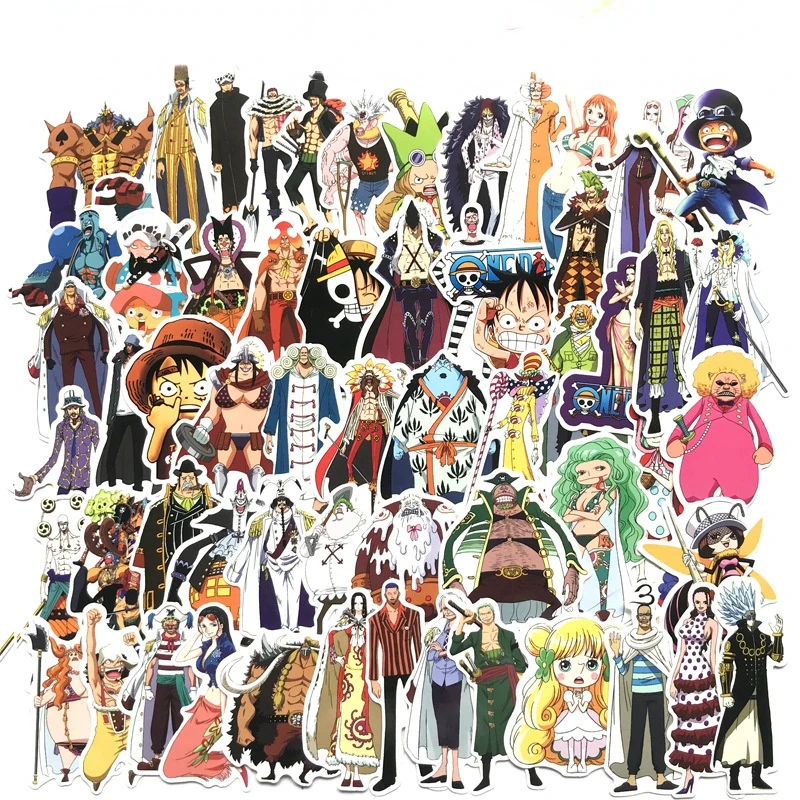 135pcs/set Anime Stickers One Piece Luffy Zoro Sabo Ace Luggage Trolley Box Stickers Graffiti Car Stickers Notebook Decals toys
135pcs/set Anime Stickers One Piece Luffy Zoro Sabo Ace Luggage Trolley Box Stickers Graffiti Car Stickers Notebook Decals toys