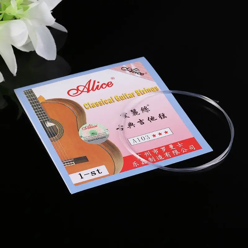 

Alice A103 нейлоновая струна 1-st E 028 / 2-nd B 032, высокое натяжение для классической гитары E56D