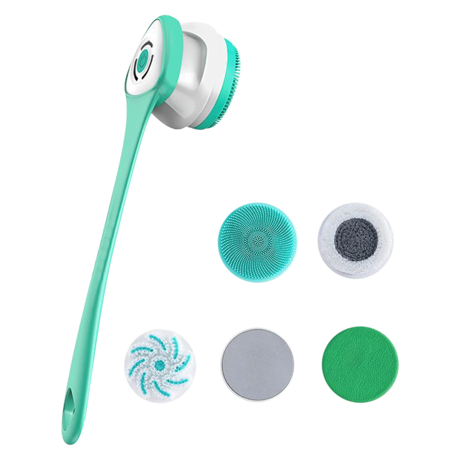 Body Scrubber Exfoliating With 5 Heads Long Handle Rechargeable Electric Bath Brush Shower Feet Massage Multifunctional Facial
Body Scrubber Exfoliating With 5 Heads Long Handle Rechargeable Electric Bath Brush Shower Feet Massage Multifunctional Facial