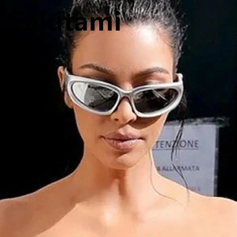 Ins Y2k Steampunk Sunglasses For Women New Luxury Brand Silver Mirror Oval Sun Glasses Men Vintage Hip Hop Punk Eyewear Shades
Ins Y2k Steampunk Sunglasses For Women New Luxury Brand Silver Mirror Oval Sun Glasses Men Vintage Hip Hop Punk Eyewear Shades
