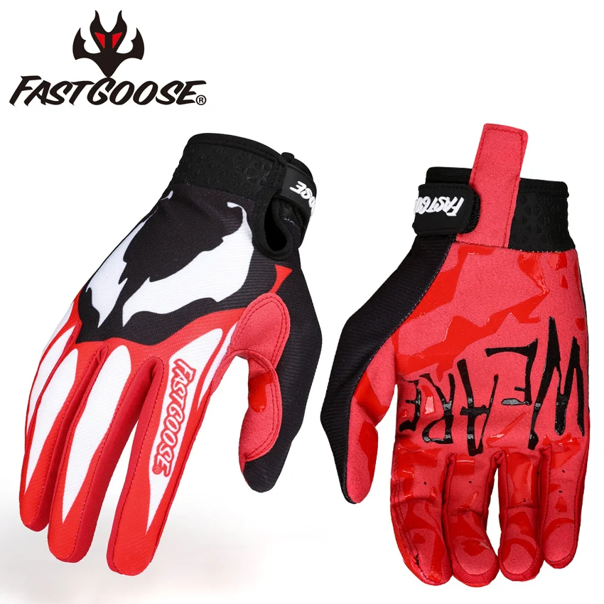 

FASTGOOSE Venom Motocross MX Off-road Cycling Racing Glove Bike DH MX MTB Drit Bicycle Guante Motorcycle Moto Sports Gloves