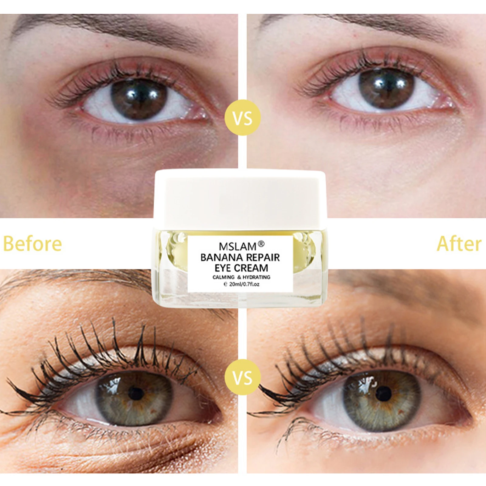 Repair Eye Cream Whitening Brightening Moisturizing Hydrating Firming Anti Aging Wrinkle Repair Puffiness Remove Dark Circles
Repair Eye Cream Whitening Brightening Moisturizing Hydrating Firming Anti Aging Wrinkle Repair Puffiness Remove Dark Circles