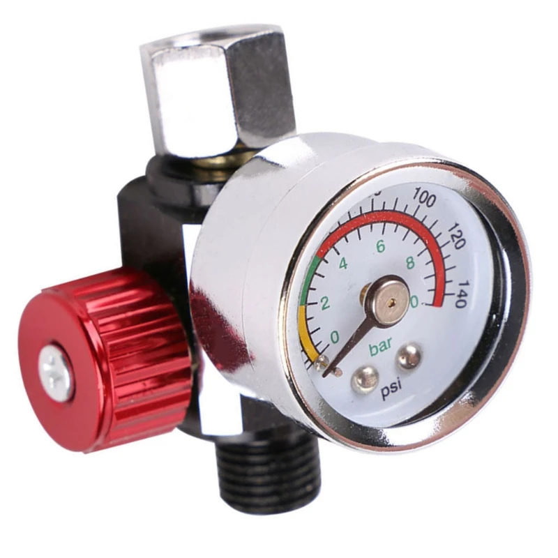 Air Flow Regulator Air Compressor Regulator w/ Gauge 0-140 PSI & Adjustment Knob Regulate Air Flow Paint & Spray Gun Use
Air Flow Regulator Air Compressor Regulator w/ Gauge 0-140 PSI & Adjustment Knob Regulate Air Flow Paint & Spray Gun Use