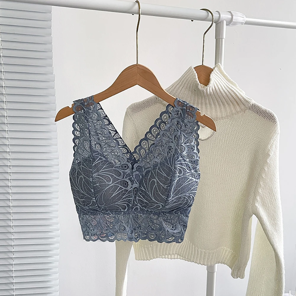 Sexy Lace Top Bras for Women Bralette Padded Push Up Bra Female Seamless One-pieces Solid Color Underwear Cache Poitrine Femme
Sexy Lace Top Bras for Women Bralette Padded Push Up Bra Female Seamless One-pieces Solid Color Underwear Cache Poitrine Femme