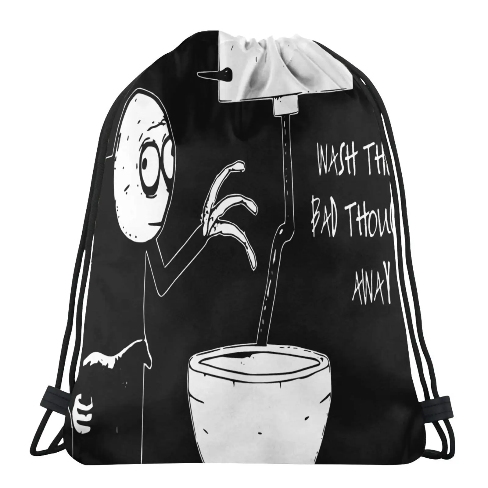 Стряхните пальцами, мойте плохой мужской рюкзак, сумки для покупок для девочек, рюкзак из искусственной кожи, Холщовая Сумка 
Стряхните пальцами, мойте плохой мужской рюкзак, сумки для покупок для девочек, рюкзак из искусственной кожи, Холщовая Сумка