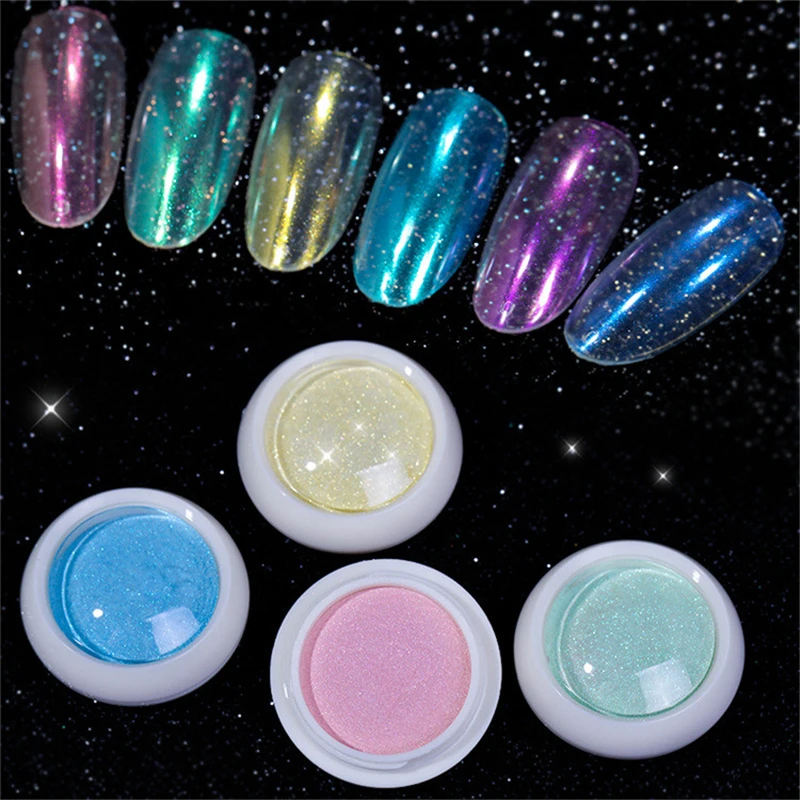 1 Box Nail Art Chameleon Mirror Chrome Solid Powder Colorful Aurora Effect Pigment Glitter Dust DIY Manicure Decorations
1 Box Nail Art Chameleon Mirror Chrome Solid Powder Colorful Aurora Effect Pigment Glitter Dust DIY Manicure Decorations