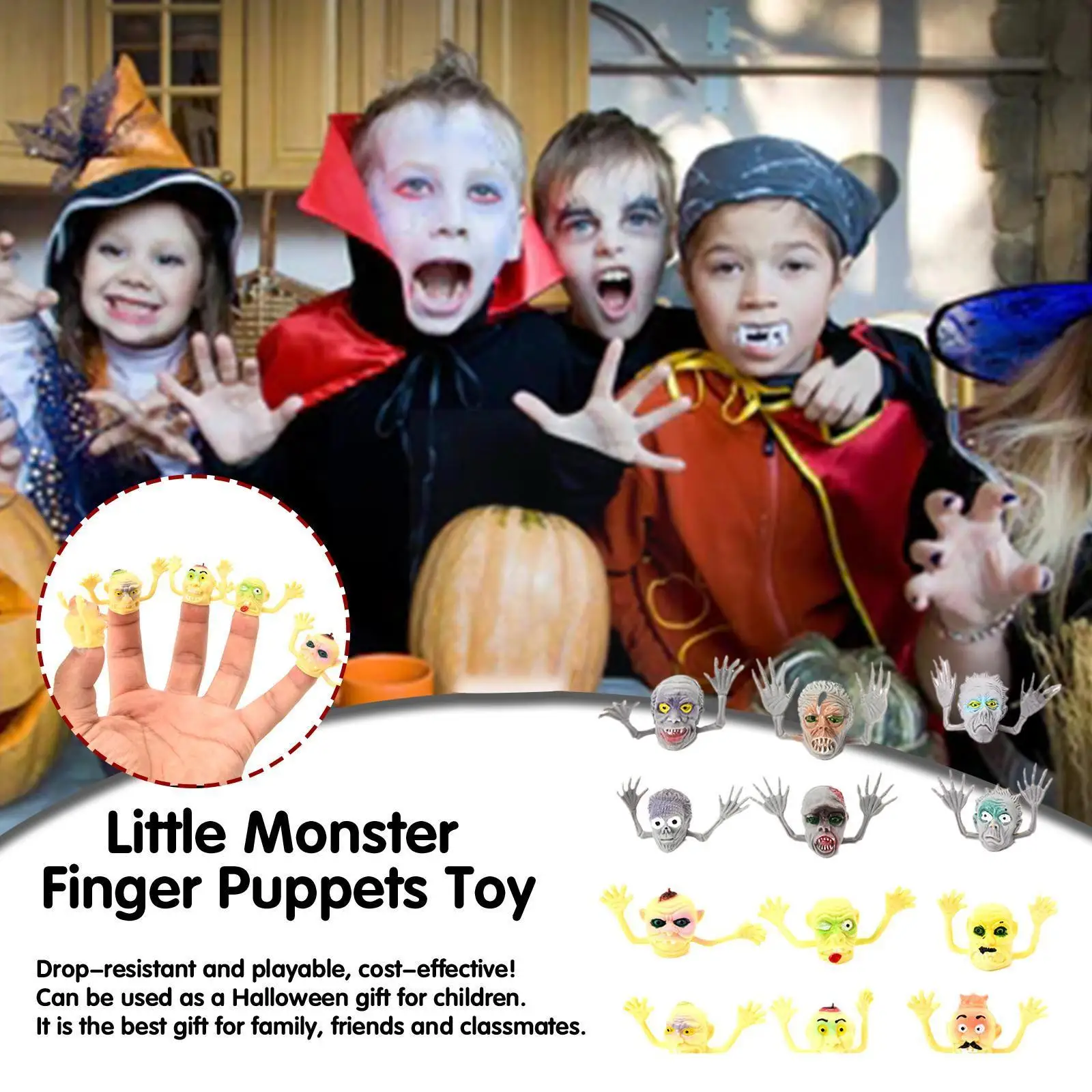 Halloween Little Finger Puppets Mini Scary Zombie Finger Puppets Toys For Kids Boys And Grils Party Favo D0t8
Halloween Little Finger Puppets Mini Scary Zombie Finger Puppets Toys For Kids Boys And Grils Party Favo D0t8