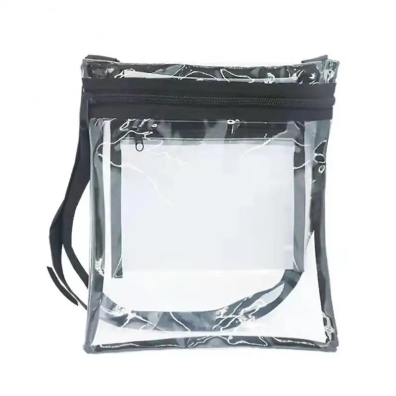 1PC Transparent Crossbody Bag Inner Pocket And Adjustable Shoulder Strap Sports Event Music Festival Stadium Inspection Free Bag
1PC Transparent Crossbody Bag Inner Pocket And Adjustable Shoulder Strap Sports Event Music Festival Stadium Inspection Free Bag