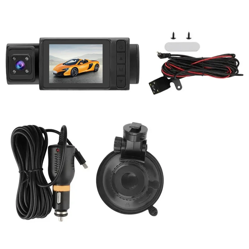 2Inch 1080P Scren Car Camera Driving Recorder With Inside Camera 24 Hour Parking Montior
2Inch 1080P Scren Car Camera Driving Recorder With Inside Camera 24 Hour Parking Montior