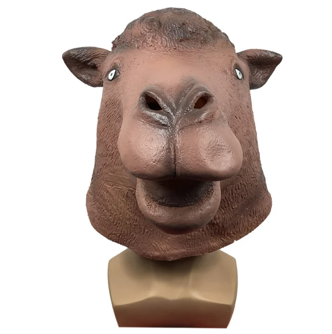 Funny Animals Mask Halloween Costume Party Mask Camel Latex Mask Adult Animal Cosplay Prop Headgear
Funny Animals Mask Halloween Costume Party Mask Camel Latex Mask Adult Animal Cosplay Prop Headgear