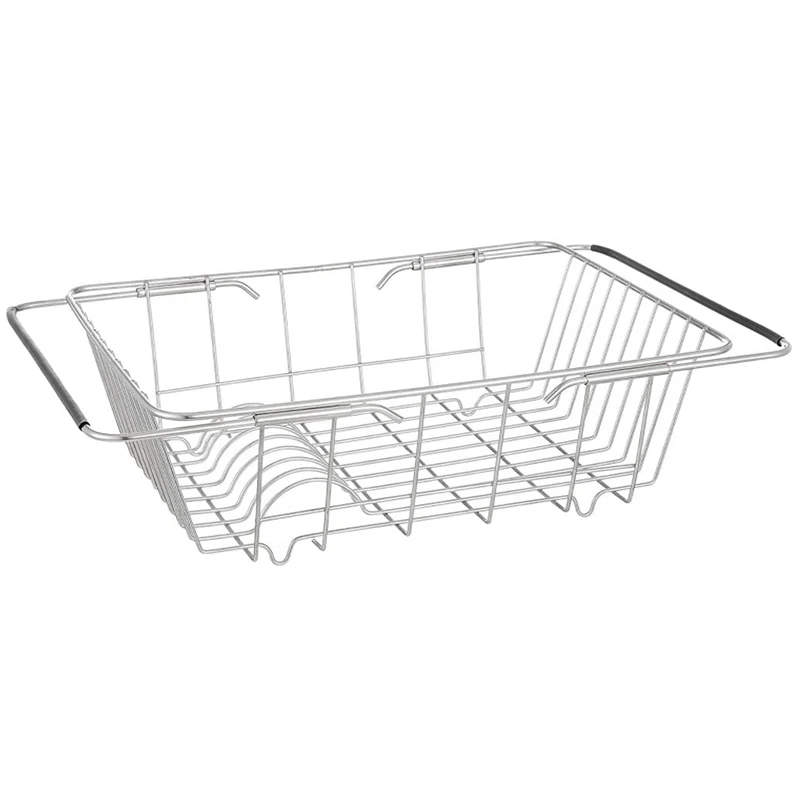 Expandable Dish Drying Rack over the Sink,Kitchen Stainless Steel Dish Drainer in Sink or on Counter
Expandable Dish Drying Rack over the Sink,Kitchen Stainless Steel Dish Drainer in Sink or on Counter