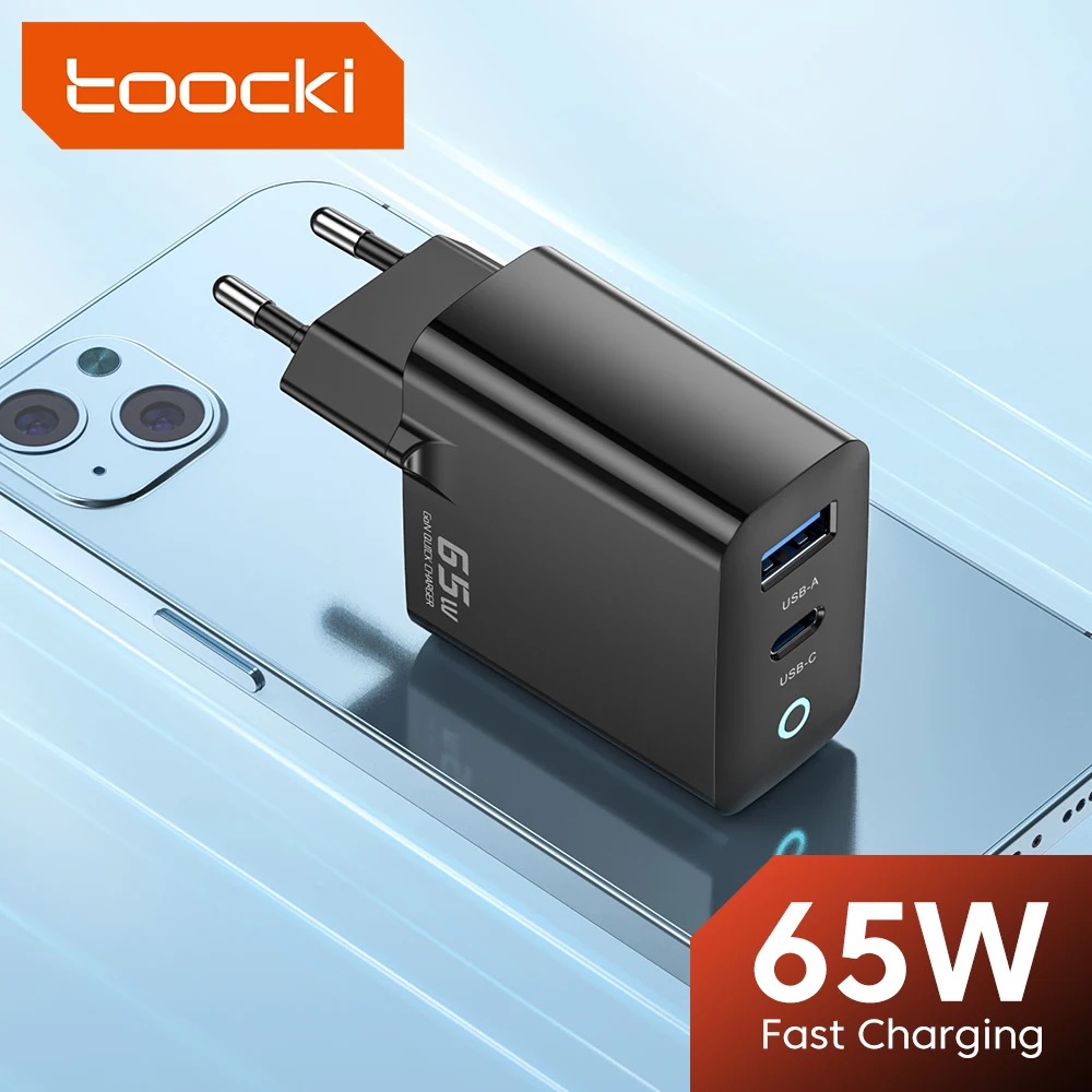 Toocki 65W GaN Charger Korean Type Quick Charger 3.0 PD3.0 USB C Charger Fast Charging for iPhone MacBook Samsung Xiaomi Huawei
Toocki 65W GaN Charger Korean Type Quick Charger 3.0 PD3.0 USB C Charger Fast Charging for iPhone MacBook Samsung Xiaomi Huawei