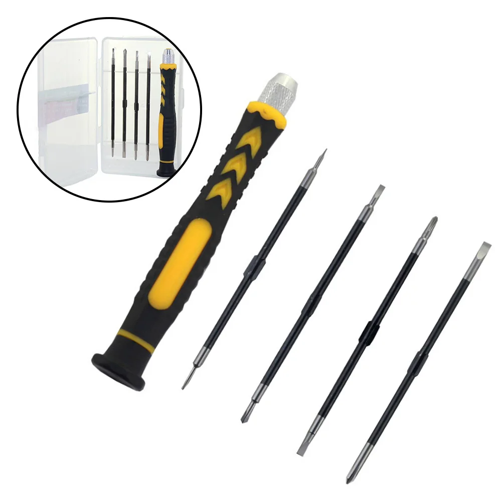 5pcs In 1 Hardware Slotted Cross Screwdriver Set 130*76mm HRC52-54 PH1.5 PH2.0 PH2.5 PH3.0 SL1.5/2.0/2.5/3.0mm Hand Tools
5pcs In 1 Hardware Slotted Cross Screwdriver Set 130*76mm HRC52-54 PH1.5 PH2.0 PH2.5 PH3.0 SL1.5/2.0/2.5/3.0mm Hand Tools
