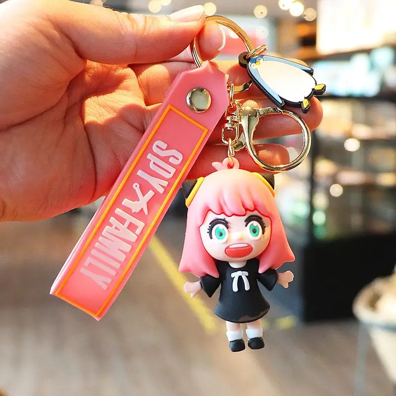 Anime Spy X Family Keychain Cartoon Figure Doll Anya Bag Pendant Creative Animation Toys Keyring Accessories for Birthday Gifts
Anime Spy X Family Keychain Cartoon Figure Doll Anya Bag Pendant Creative Animation Toys Keyring Accessories for Birthday Gifts