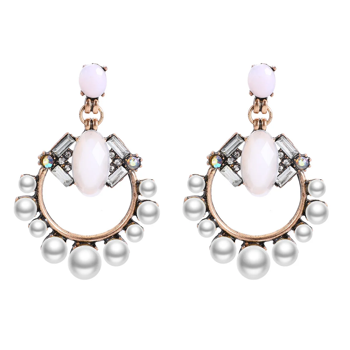 Ethnic Antique Gold Color Exaggerated Simulated Pearls Big Drop Earrings for Women Light Pink Big Pendant Earring Jewelry Bijoux
Ethnic Antique Gold Color Exaggerated Simulated Pearls Big Drop Earrings for Women Light Pink Big Pendant Earring Jewelry Bijoux