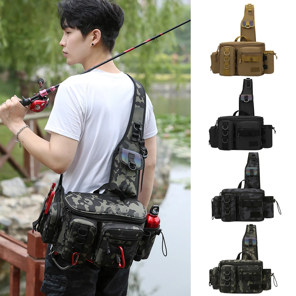New Men's Fishing Tackle Bag Single Shoulder Crossbody Tactical Bags Waist Pack Fish Lures Gear Utility Storage Fishing Box Bag
New Men's Fishing Tackle Bag Single Shoulder Crossbody Tactical Bags Waist Pack Fish Lures Gear Utility Storage Fishing Box Bag