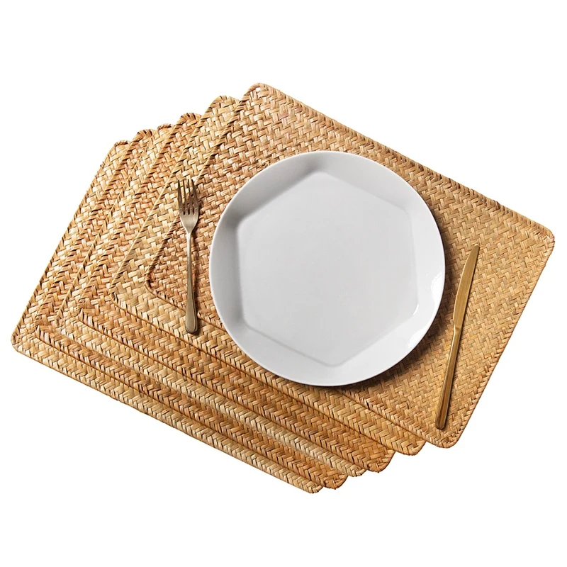 Kitchen Mat Woven Placemats Set Of 6,Natural Seagrass Heat Resistant Mat,Kitchen Table Mats,Dining Table Decor
Kitchen Mat Woven Placemats Set Of 6,Natural Seagrass Heat Resistant Mat,Kitchen Table Mats,Dining Table Decor